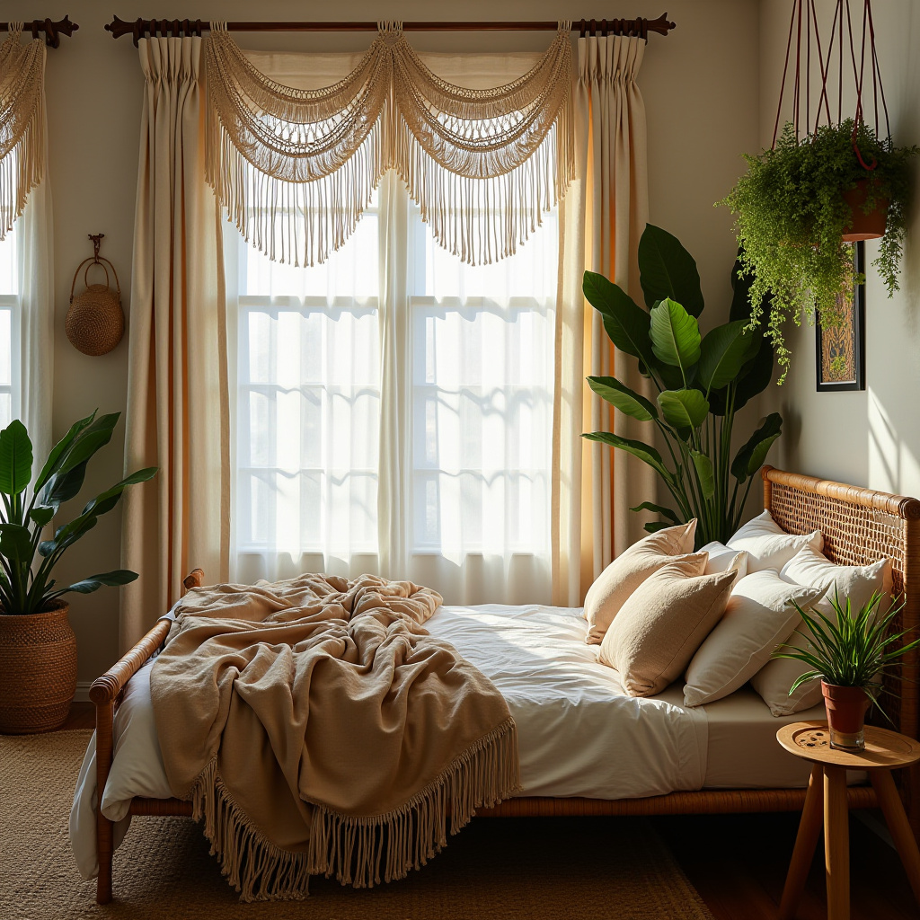 boho bedroom curtains 2