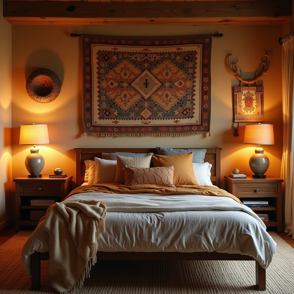 boho chic bedroom 13