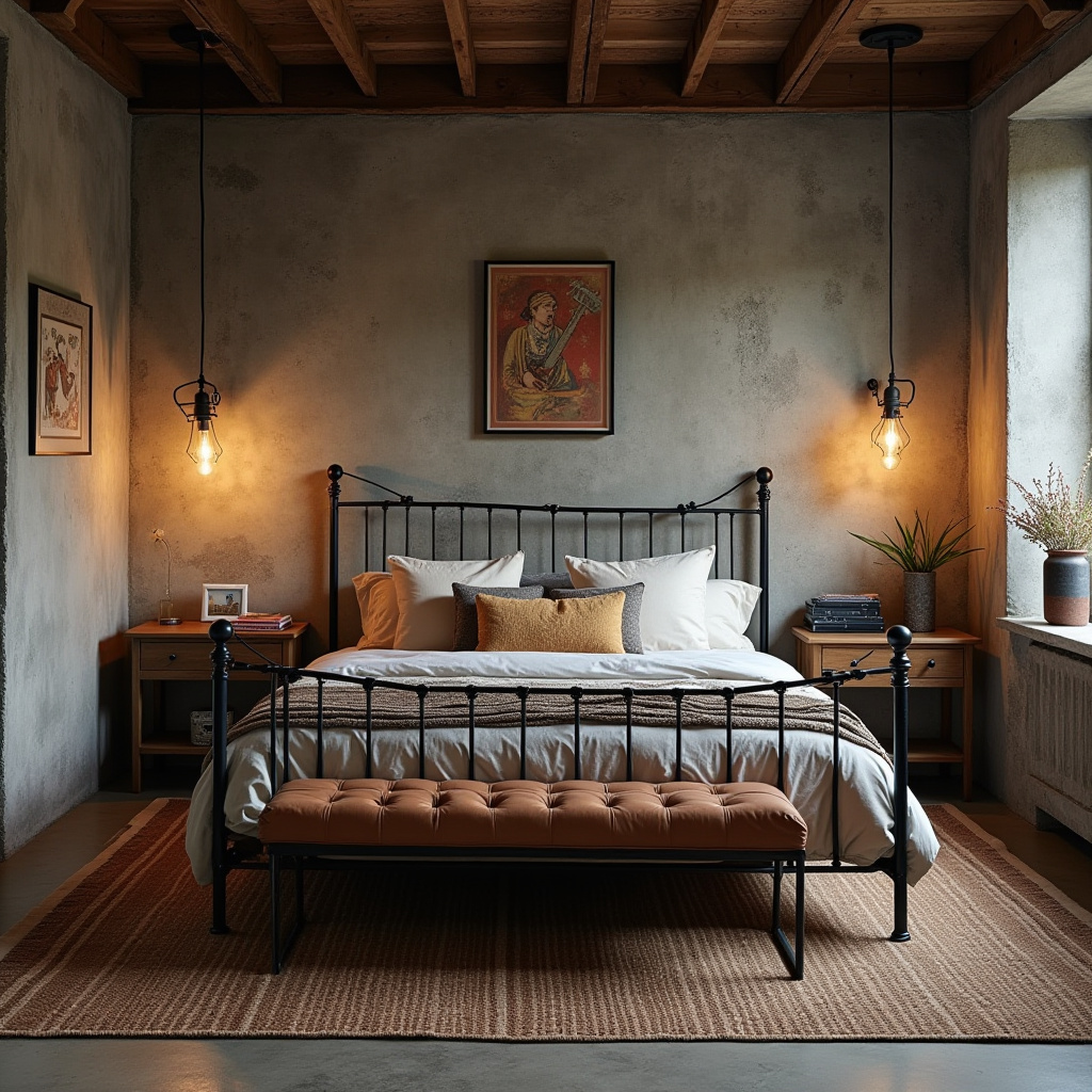 boho chic bedroom 18