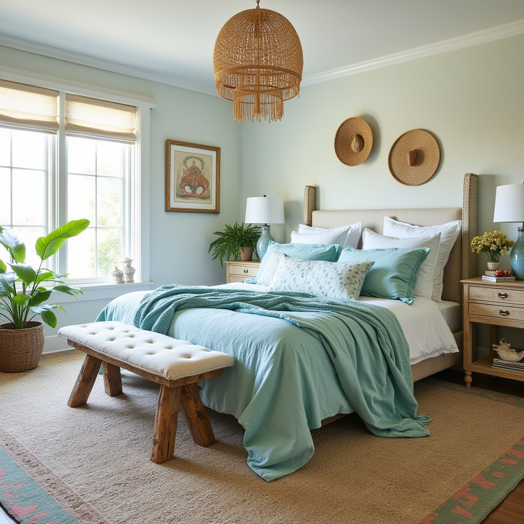 boho chic bedroom 19