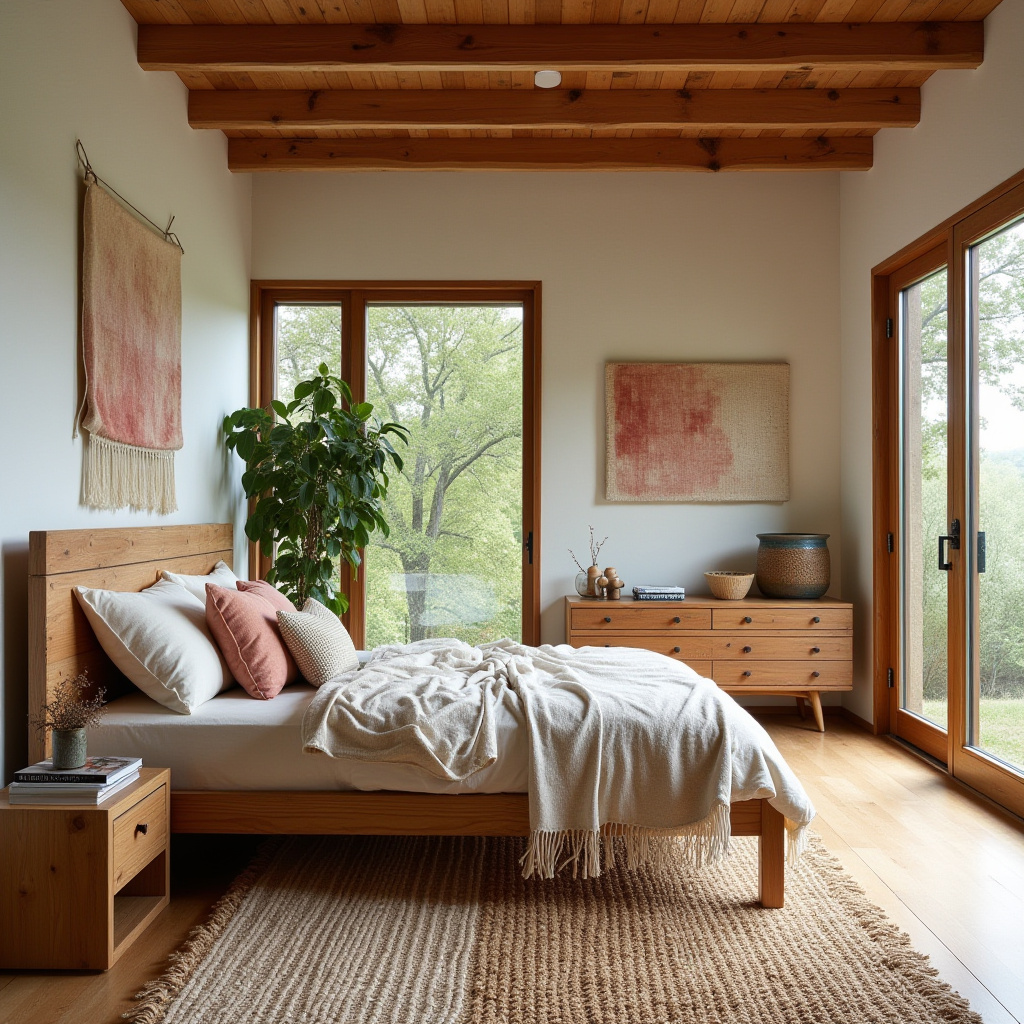 boho chic bedroom 38