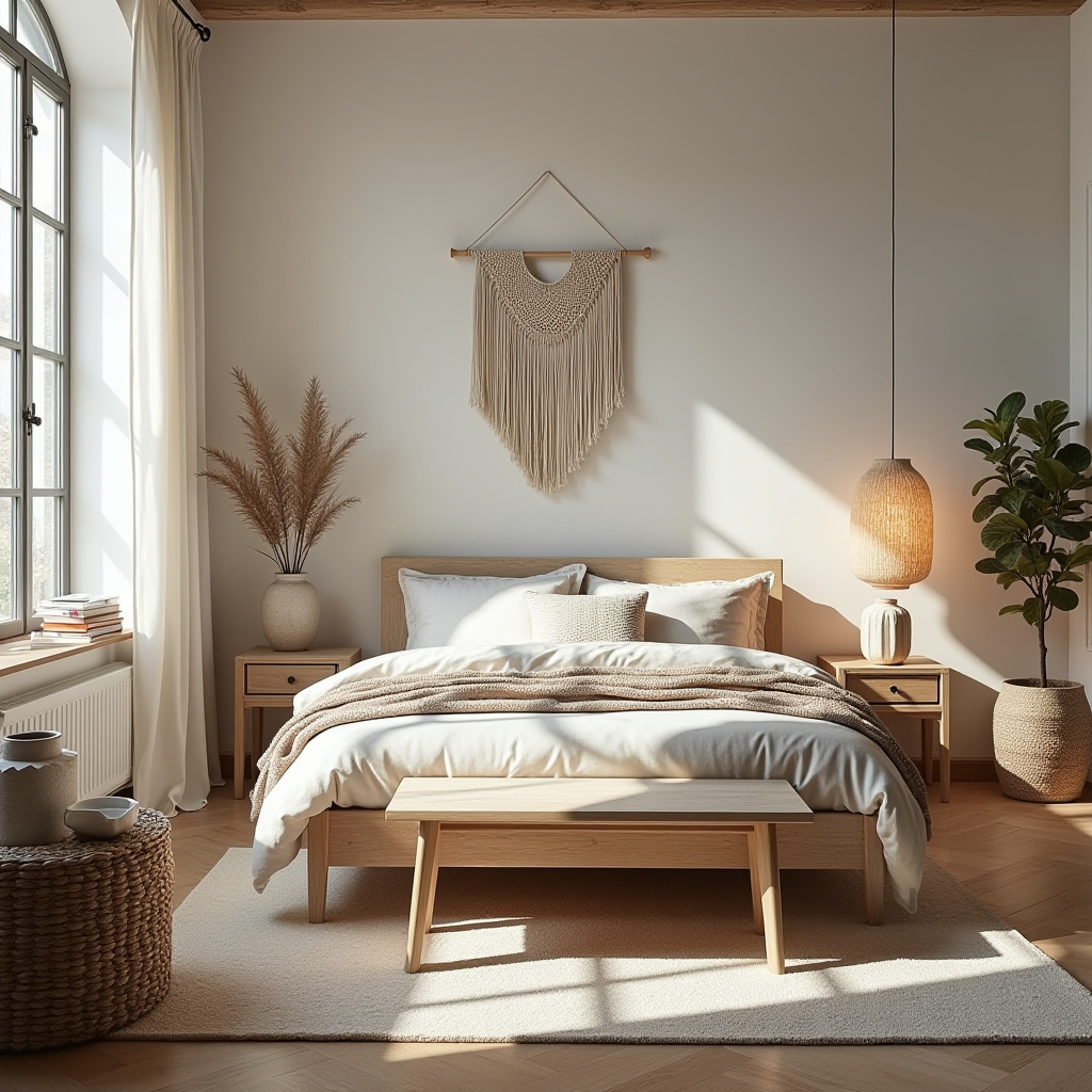 boho chic bedroom 40