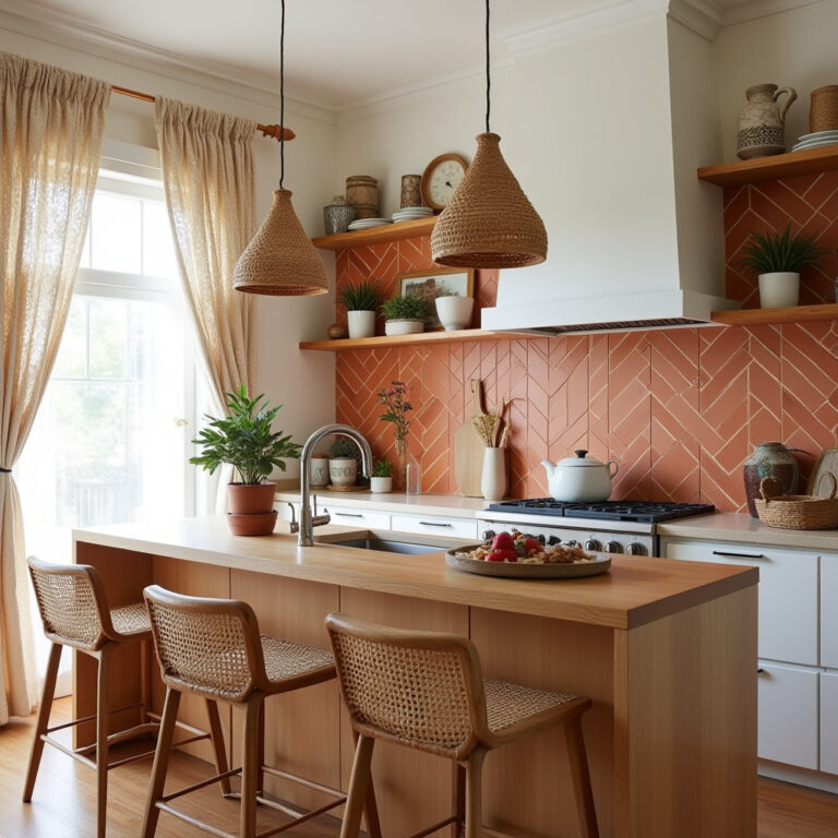 boho chic kitchen 1