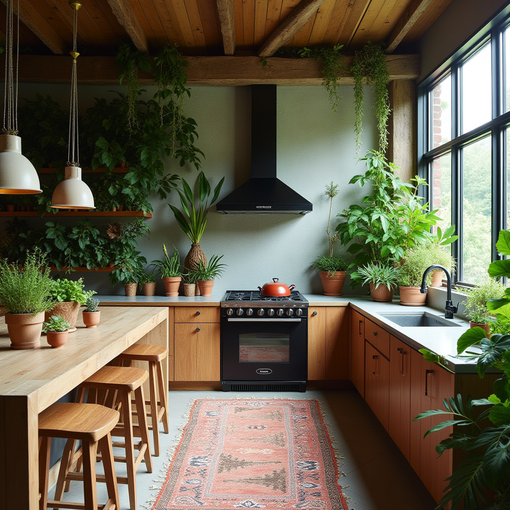 boho chic kitchen 24