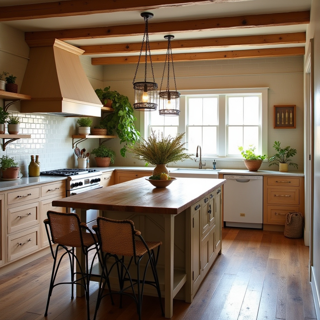 boho chic kitchen 27