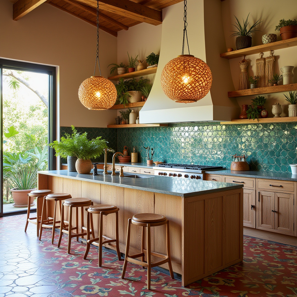 boho chic kitchen 31