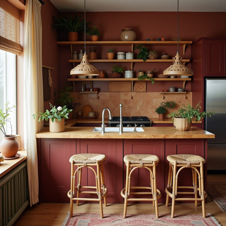 boho chic kitchen decor 1