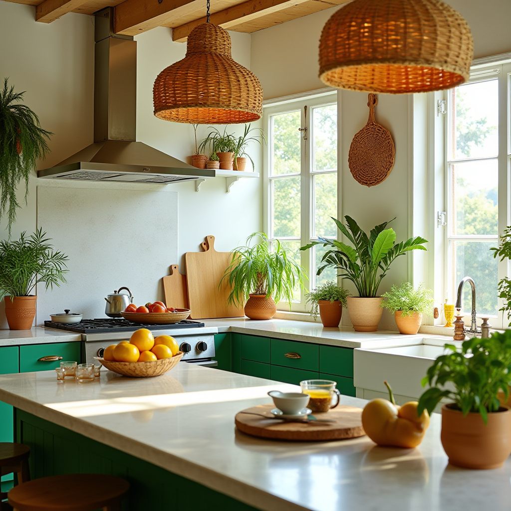 boho chic kitchen decor 13