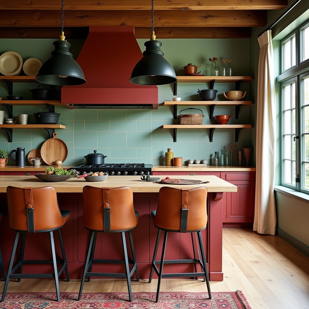 boho chic kitchen decor 19