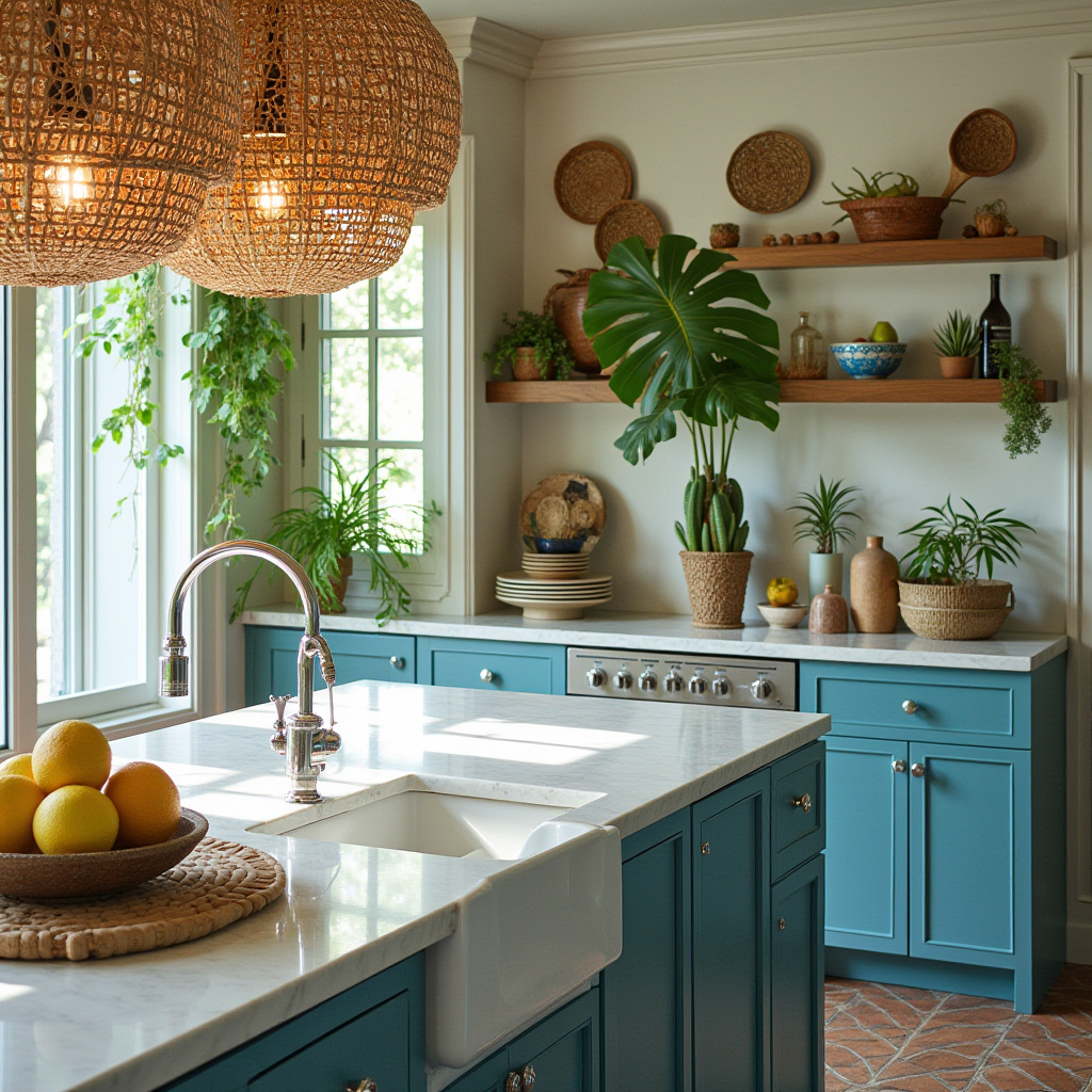 boho chic kitchen decor 27