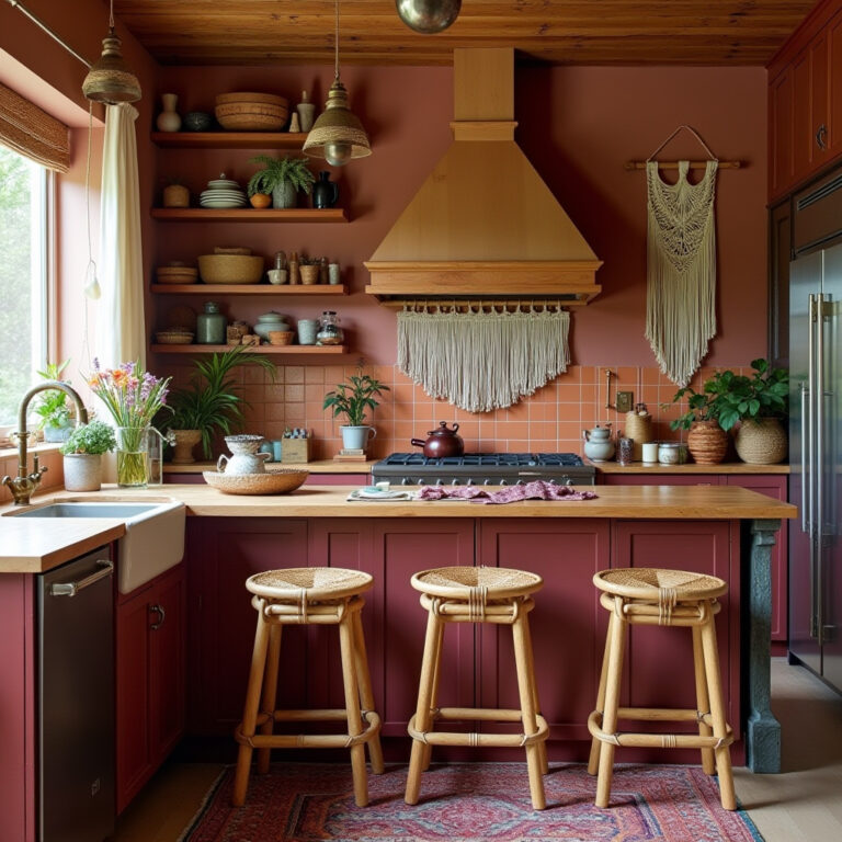 boho chic kitchen ideas 1