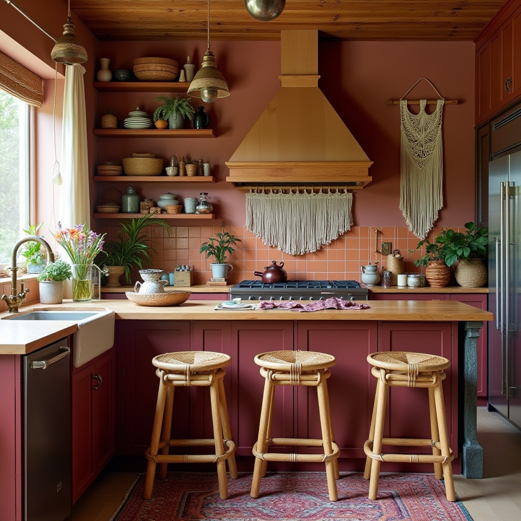 boho chic kitchen ideas 1