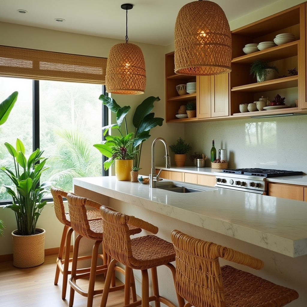 boho chic kitchen ideas 13