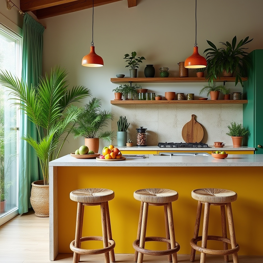 boho chic kitchen ideas 14
