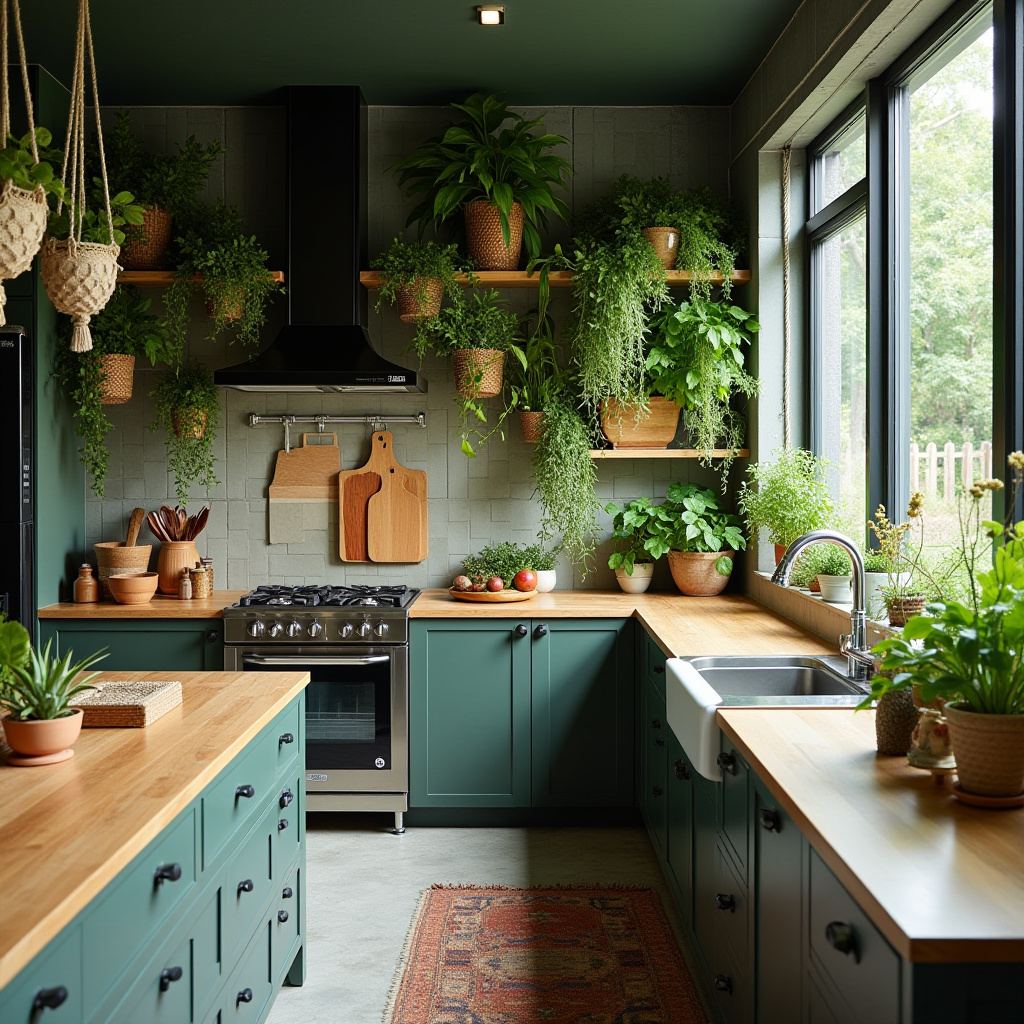 boho chic kitchen ideas 20