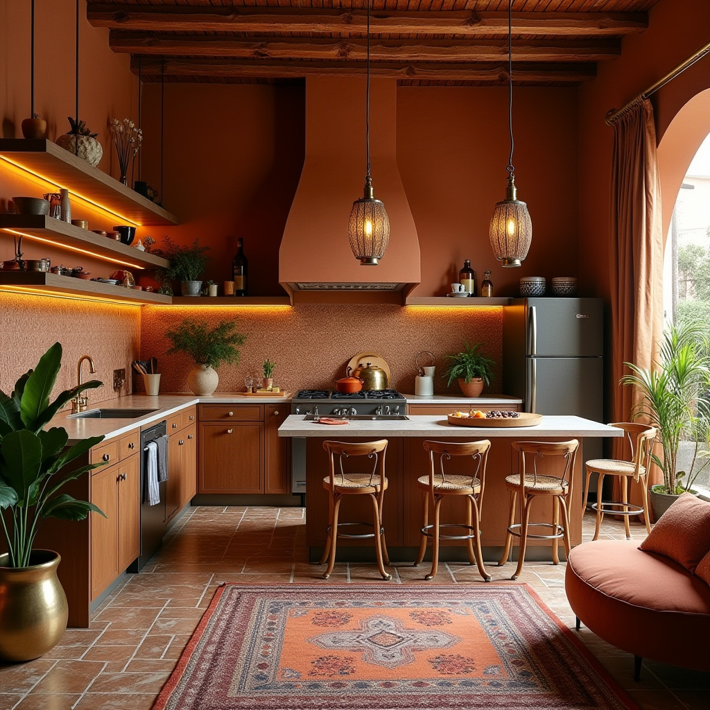 boho chic kitchen ideas 22