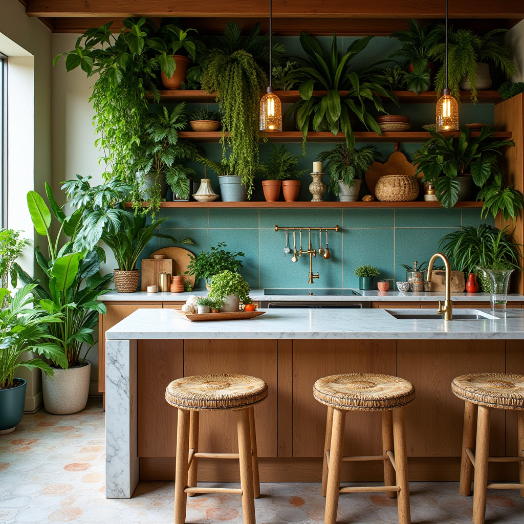 boho chic kitchen ideas 36