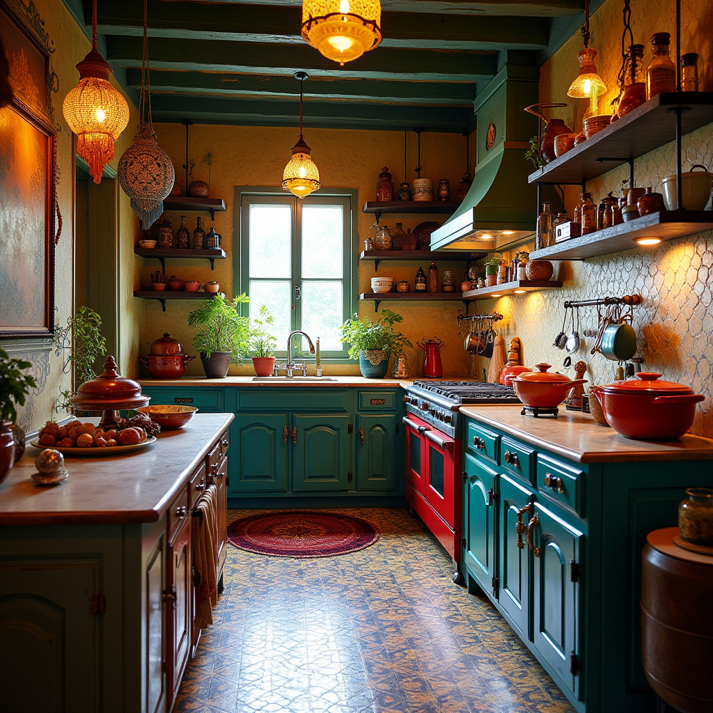 boho chic kitchen ideas 37