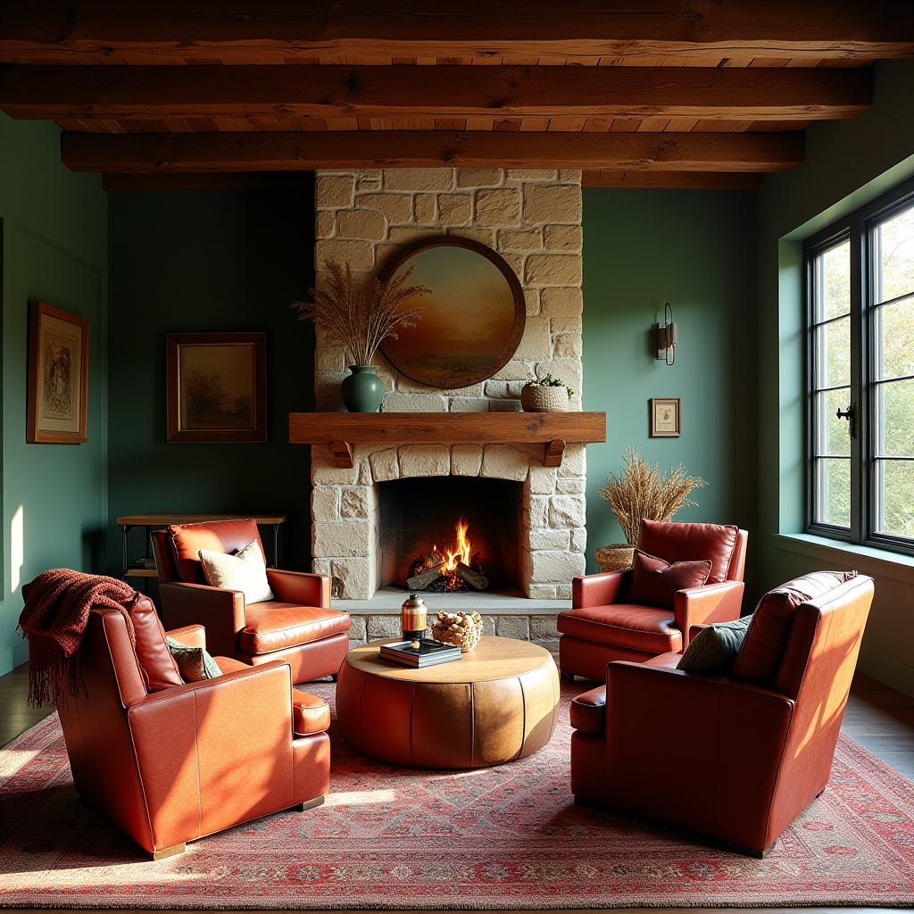 boho chic living room 19