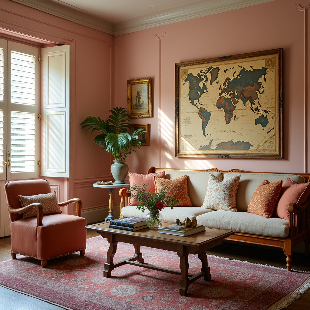 boho chic living room 26