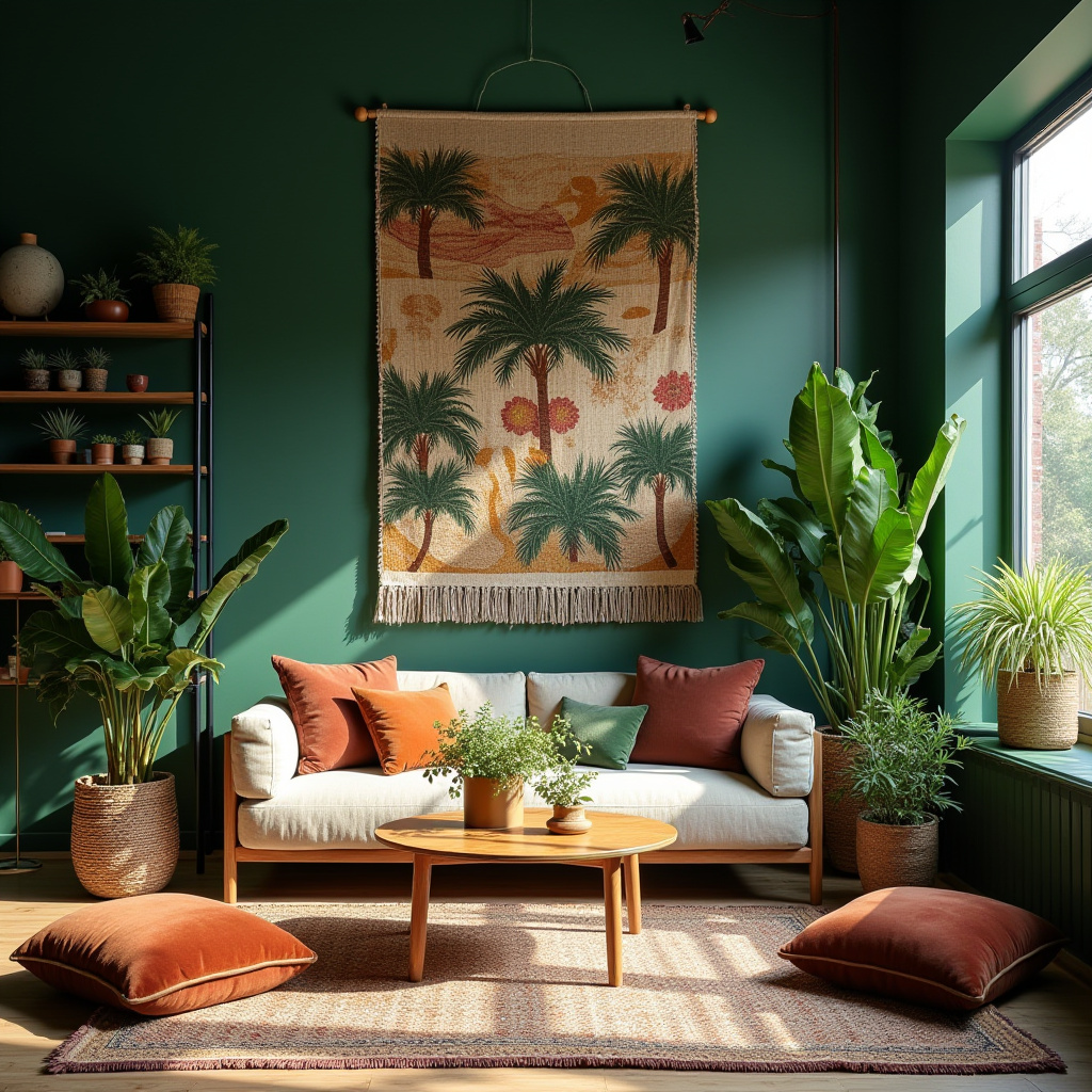 boho chic living room 3