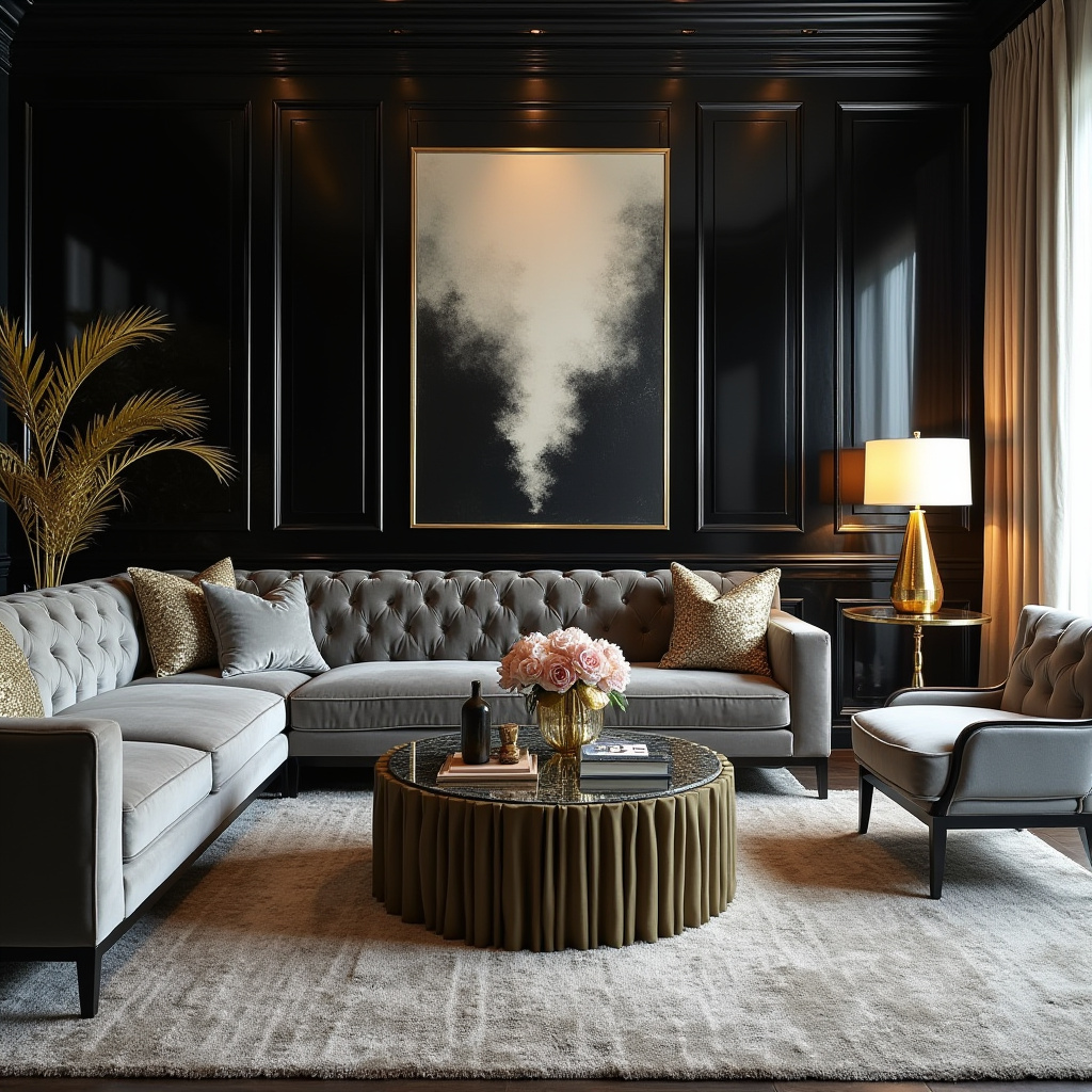 boho chic living room 34