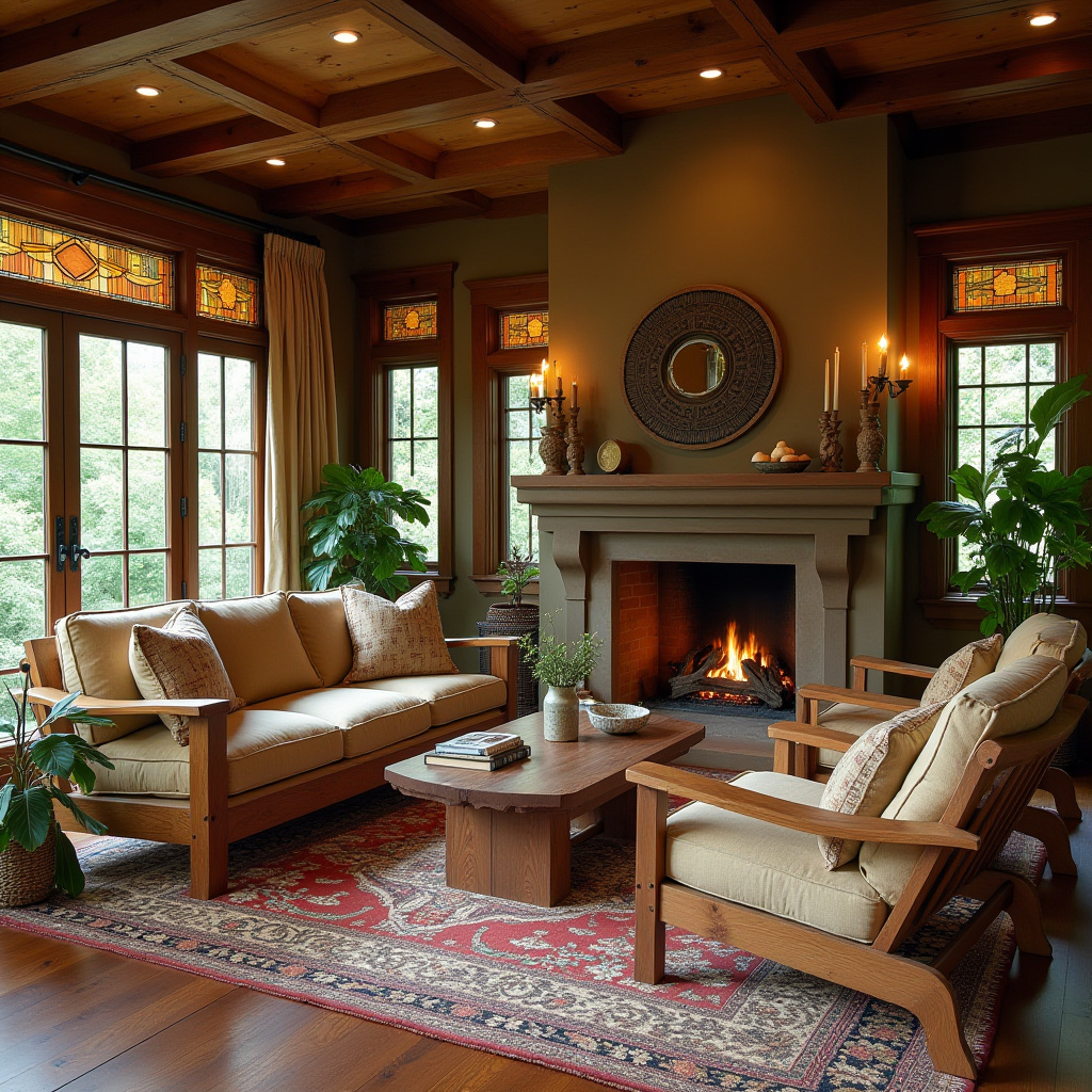 boho chic living room 35