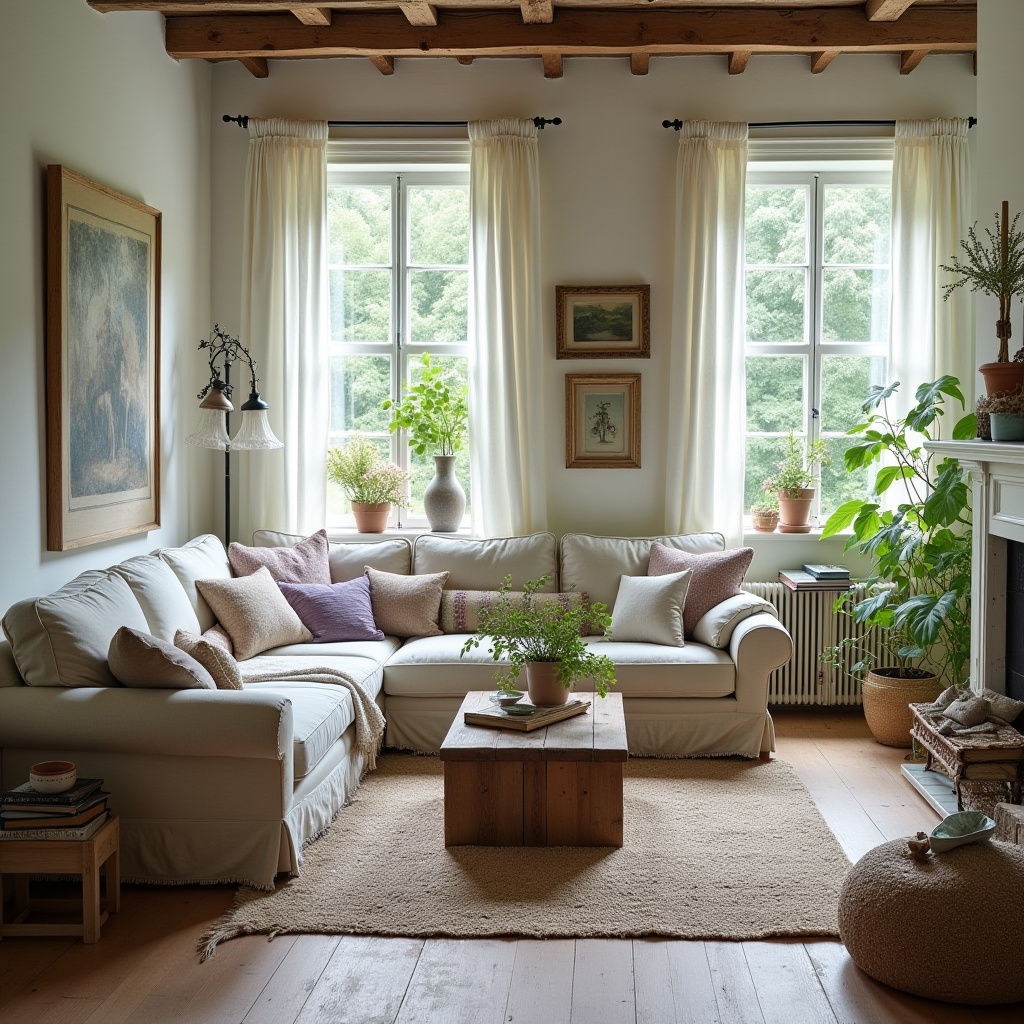 boho chic living room 39