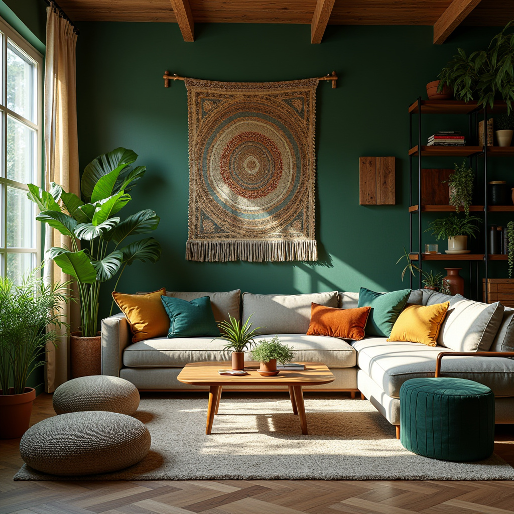 boho chic living room 4