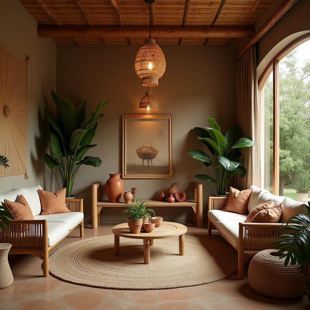boho chic living room 5
