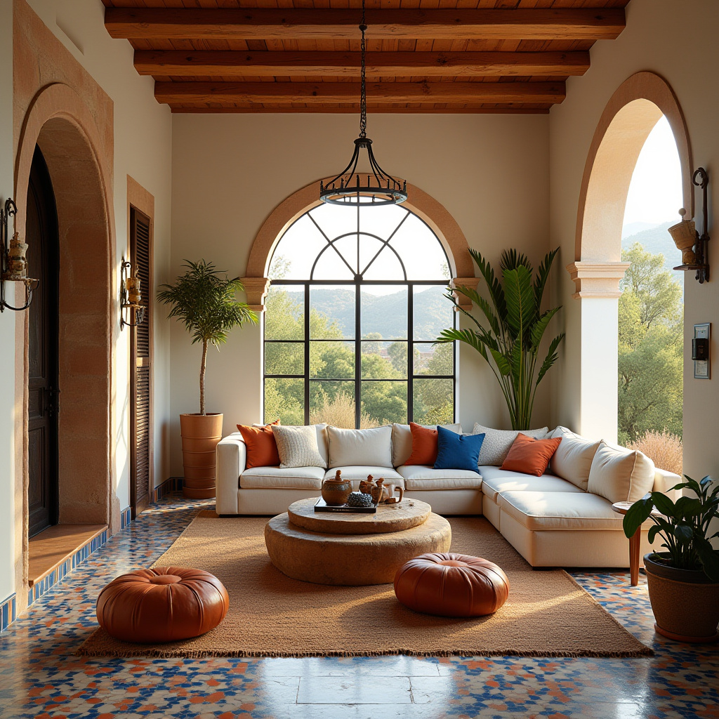 boho chic living room 8