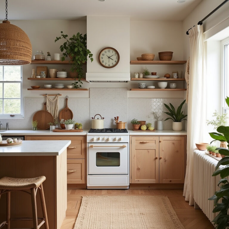 boho cottage kitchen 1