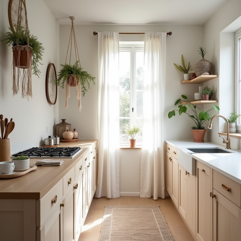 boho cottage kitchen 18