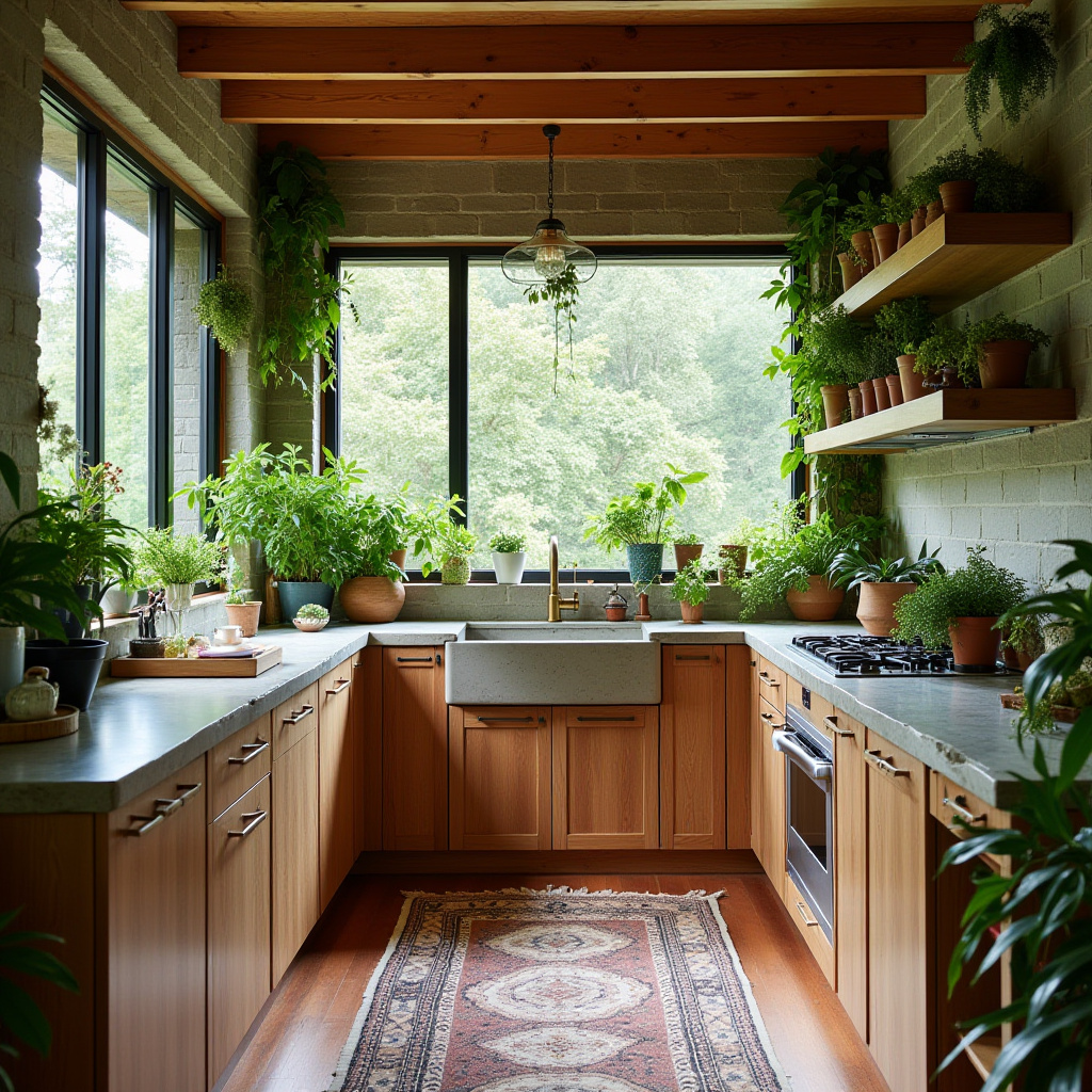boho cottage kitchen 23