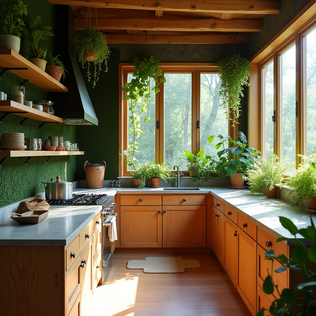 boho cottage kitchen 24