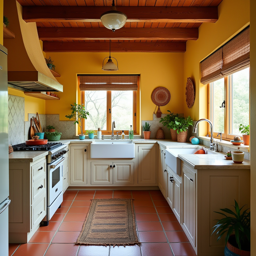 boho cottage kitchen 28