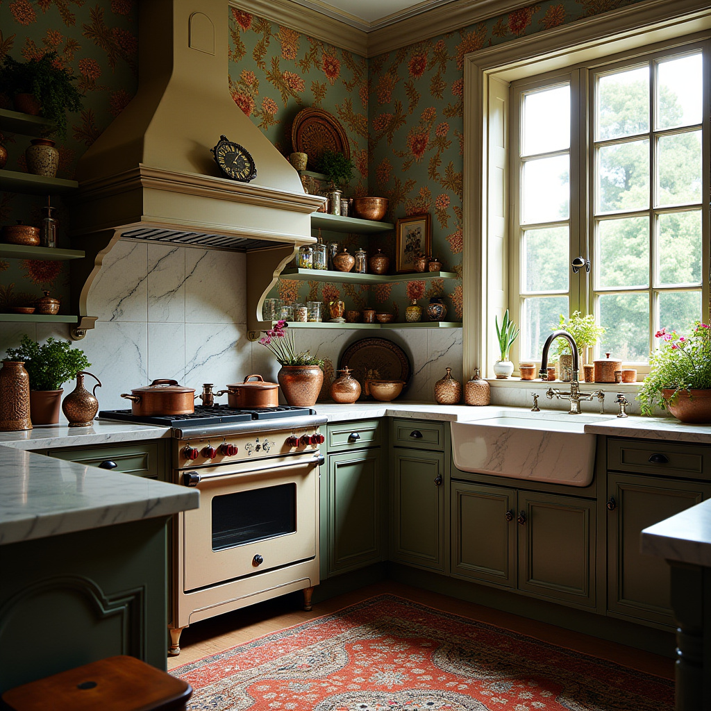 boho cottage kitchen 31