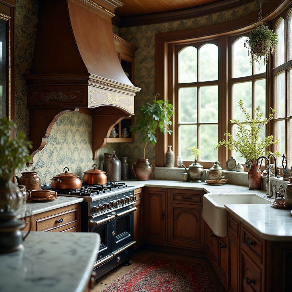 boho cottage kitchen 32