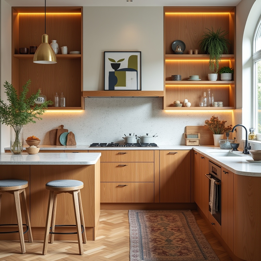 boho cottage kitchen 34