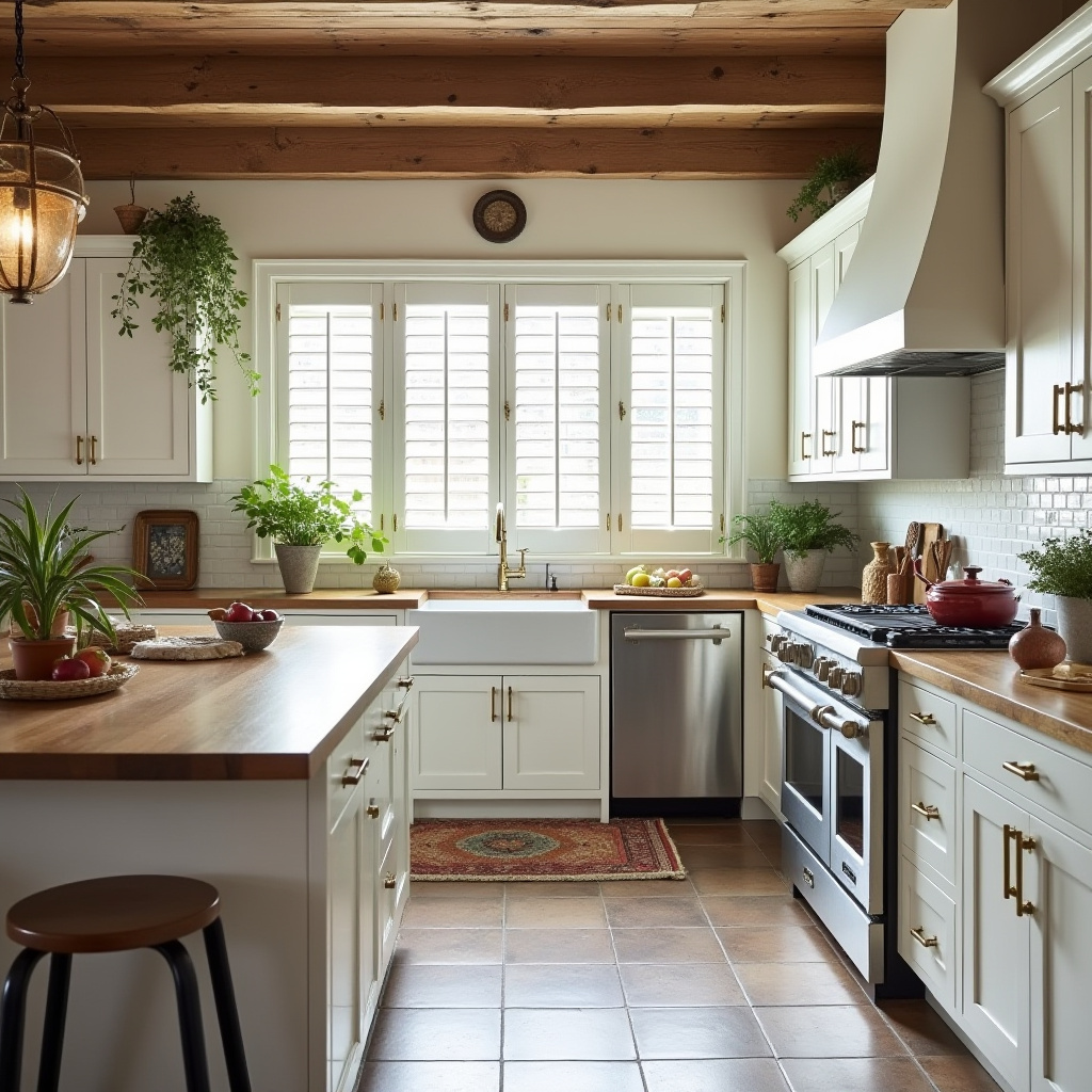 boho cottage kitchen 36