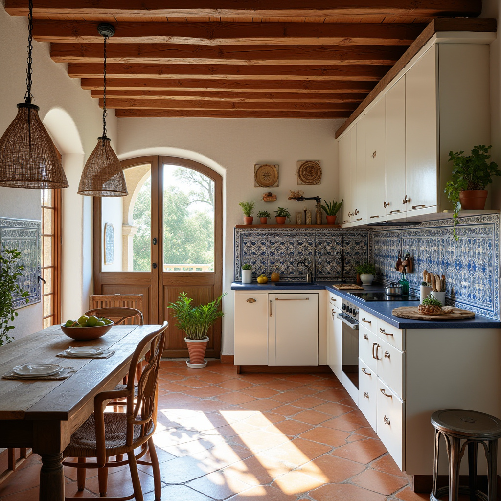 boho cottage kitchen 39