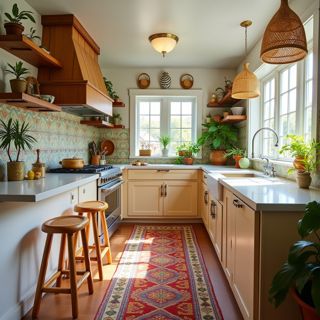 boho cottage kitchen 9