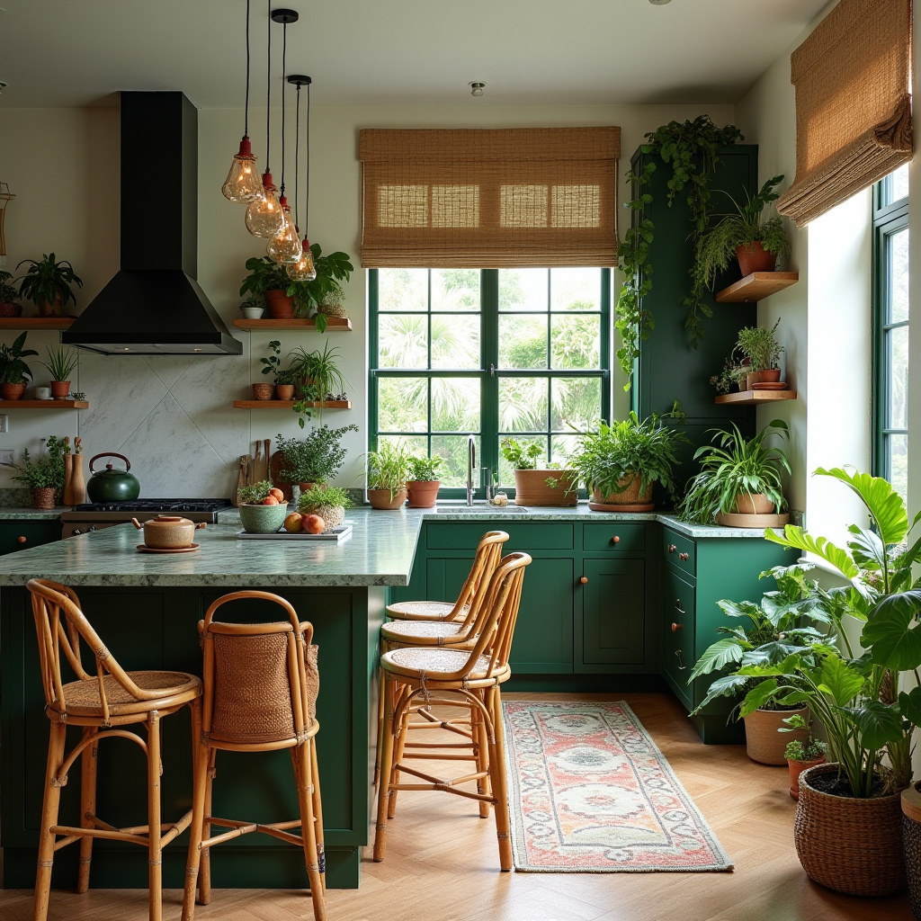 boho cottagecore kitchen 10