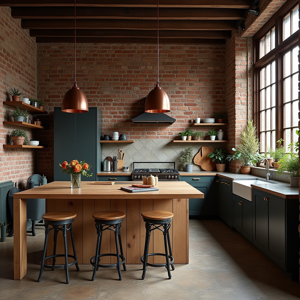boho cottagecore kitchen 13