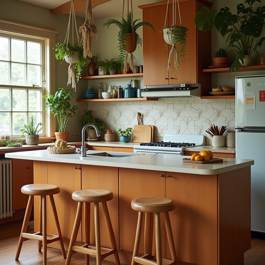 boho cottagecore kitchen 26