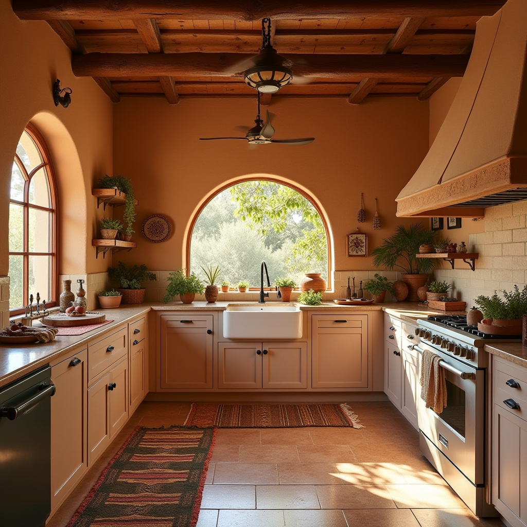 boho cottagecore kitchen 38
