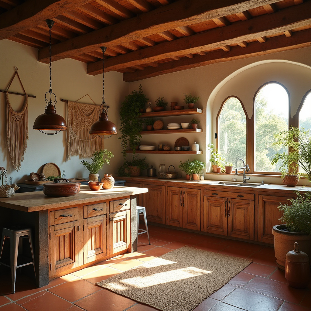 boho cottagecore kitchen 4