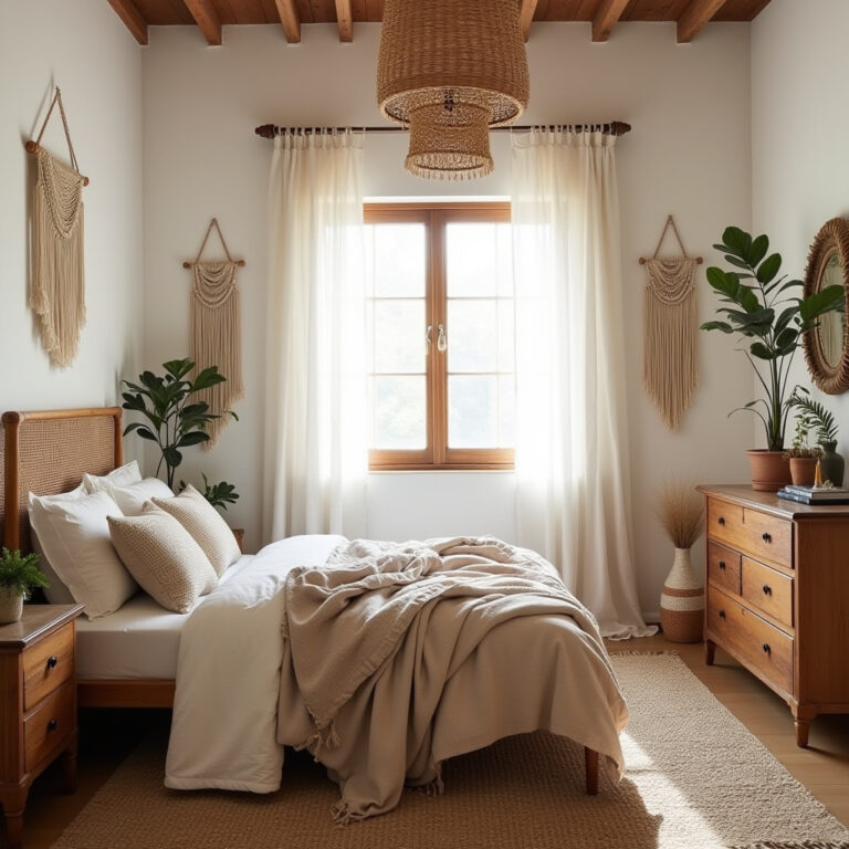boho country bedroom 1