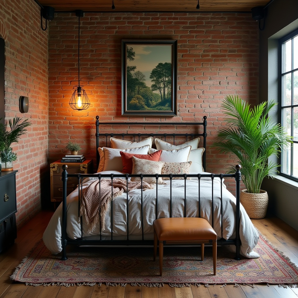 boho country bedroom 13