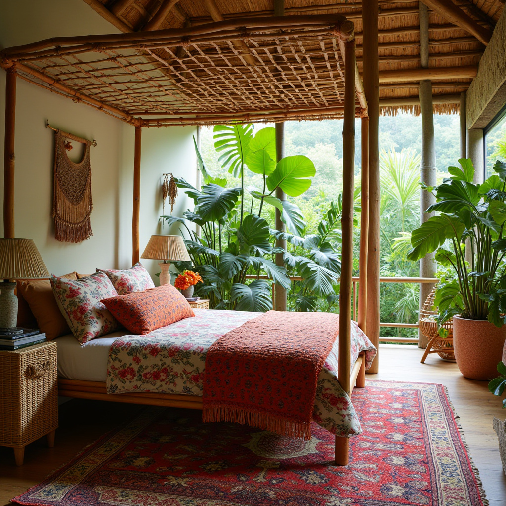 boho country bedroom 15